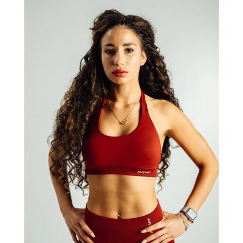 Avenox Ženski sportski top Aura Seamless, Crveni Slike