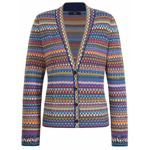 IVKO WOMAN žakardna jakna v izrez/ pruge motiv - marin plava  241614.039 Cene