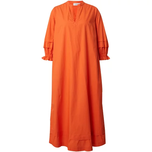 Saint Tropez Obleka 'Drew' temno oranžna