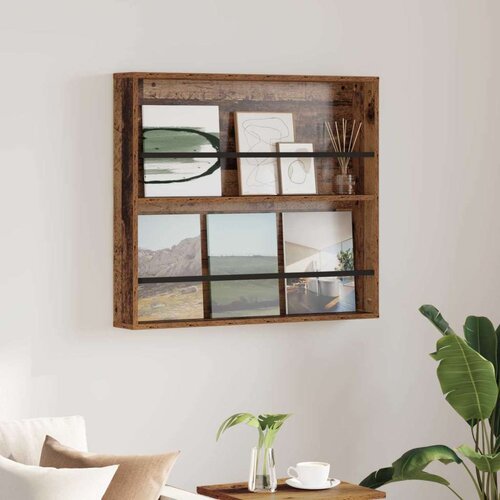  Polica za časopise Staro drvo 80 x 12 x 70 cm Konstruirano drvo Cijene