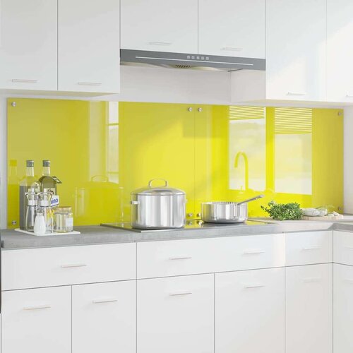  Kuhinjski za&amp;scaron;tita 2 pcs Žuta 100 x 60 cm Slike