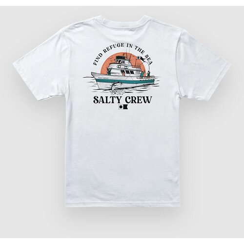 Salty Crew Day Charter Kids T-shirt white Cene