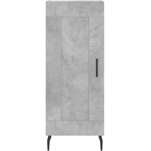  Visoka komoda siva betona 34,5x34x180 cm od konstruiranog drva Slike