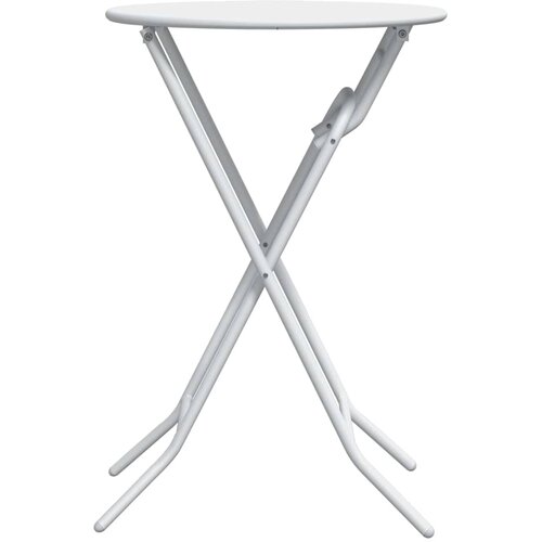  Stol za vrt Bijelo 50 x 50 x 72 cm Metal Slike