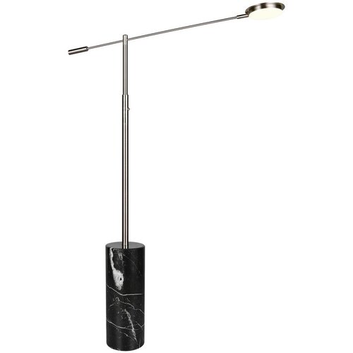 Trio Select Črna/v srebrni barvi LED stoječa svetilka (vi&amp;scaron;ina 145 cm) Fiore &amp;ndash; Slike