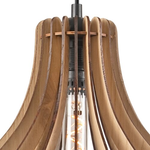  Visilica na sajli TUCCI 1xE27/60W/230V, prečnik 29 cm, hrast Slike