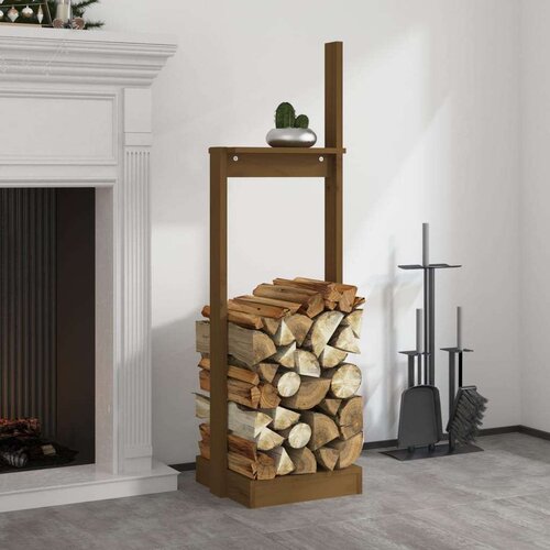  Držač za cjepanice boja meda 33 5x30x110 cm od masivne borovine Cijene