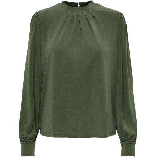 Only Majice z dolgimi rokavi CAMISETA MUJER 15303795 Zelena Slike
