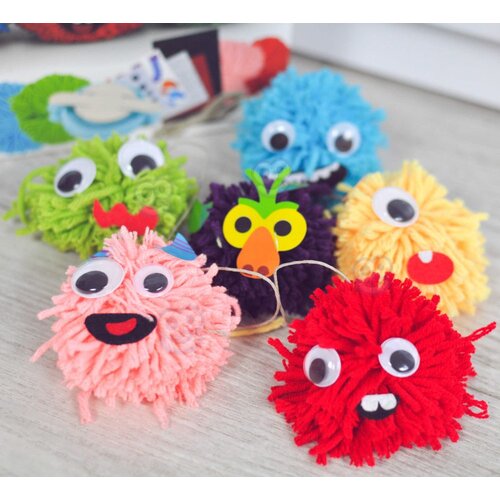 Woopie art&amp;amp;fun kreativni set make a monster monster pom Slike