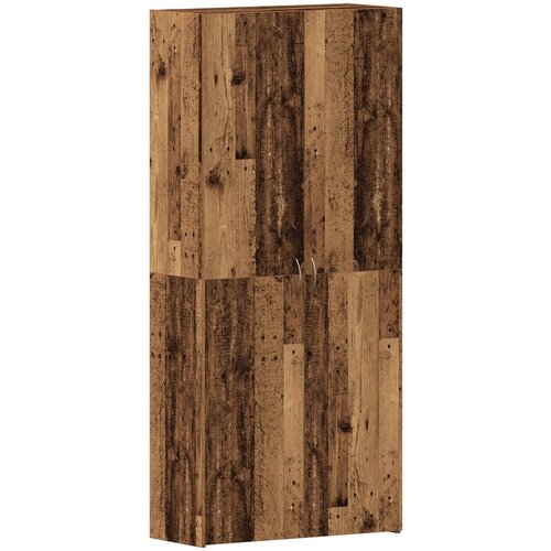 vidaXL Ormar za cipele Stari drvo 80x35,5x180 cm inženjerska drvo Cijene