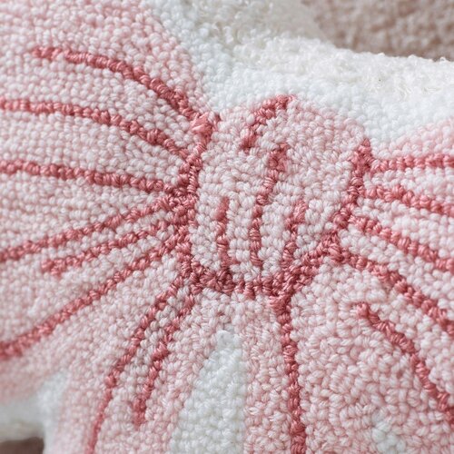 Catherine Lansfield Boucl&amp;eacute; okrasna blazina 43x45 cm Bow &amp;ndash; Slike