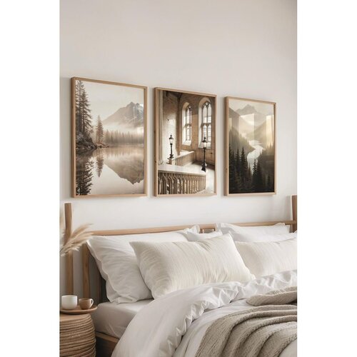 WALLXPERT Č-300689 - 3040 Vi&scaron;enamenski Set Dekorativnih Slika (3 Komada) Cene