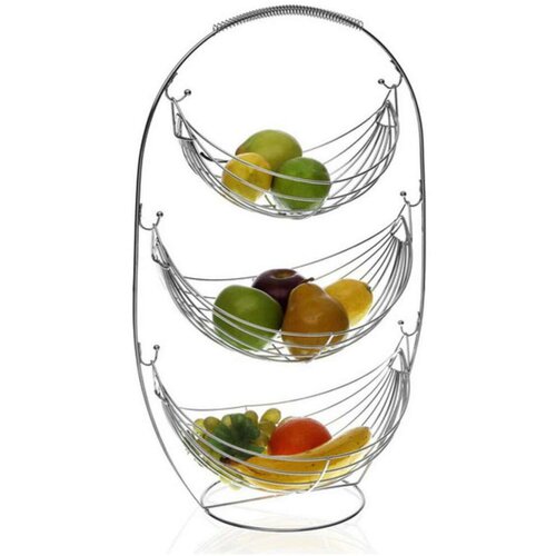 Posuda za Voće Versa Metal Čelik (27 x 59 x 36 cm) Cijene