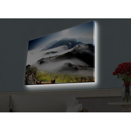 Wallity Zidna slika sa LED osvetljenjem 4570HDACT-080, 45x70 cm Cene