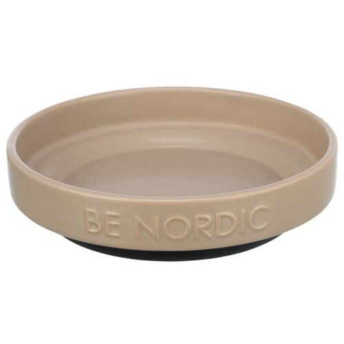 Trixie posuda za pse Be Nordic keramička/gumeni rub 0,3 l/fi-16 cm sivosmeđa Cene