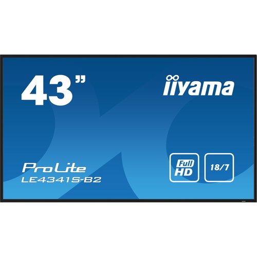 Iiyama 108cm (43“) LE4341S-B2 16:9 3xHDMI+VGA IPS retail Cijene
