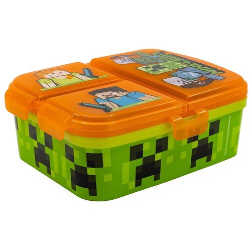 STOR Narančasta plastična dječja kutija za ručak Minecraft &amp;ndash; Slike