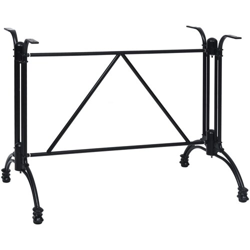 VidaXL 325436 Noga za bistro stol crna 93x60x72 cm lijevani aluminij Slike