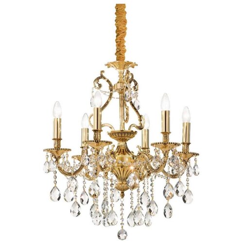 Ideal Lux kristalni luster sa lancem gioconda 6xE14/40W/230V prečnik 62 cm zlatna Cene