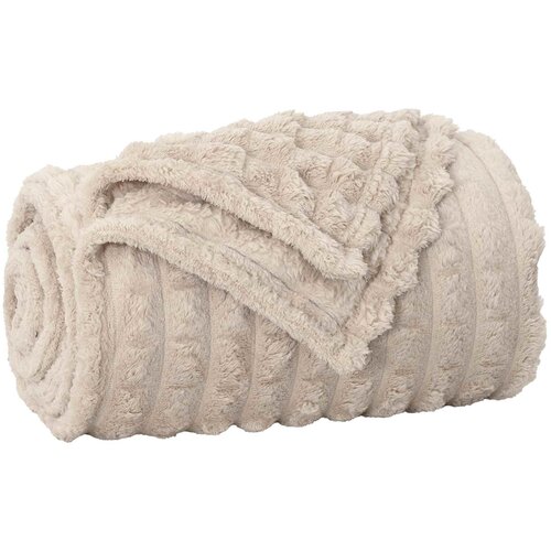  Pokrivači za bacanje 6 pcs Bež 240 x 220 cm Runo Slike
