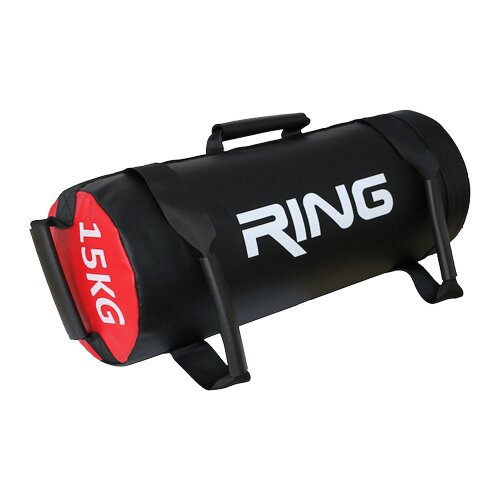 Relax Fitnes vreća 15 kg crno/crvena Cene