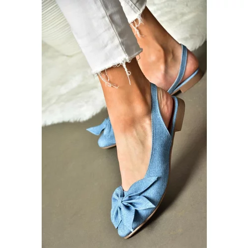 Fox Shoes H726809004 Blue Women's Jeans Flats