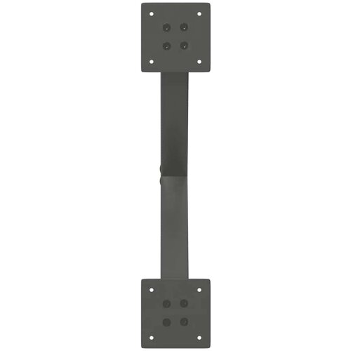  Noge blagovaonskog stola X-oblika 2 kom antracit 50x(72-73) cm Slike