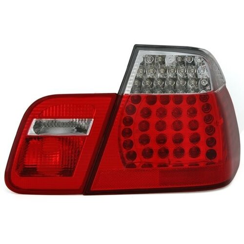 Oem Kristalna LED &scaron;top svetla BMW E46 Limuzina restyling (2001-2005), Crvena Cene