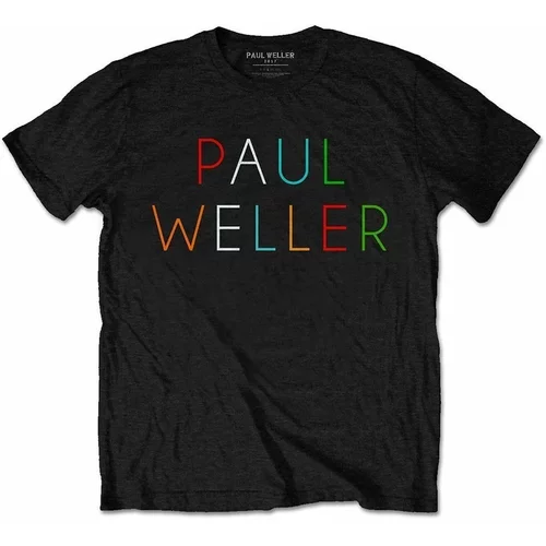 Paul Weller Košulja Multicolour Logo Unisex Black S