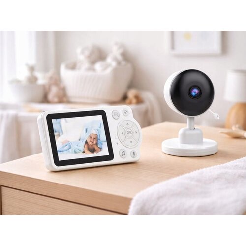 Baby Monitor baby sitter s noćnom video kamerom i 2,8&amp;Prime; LCD zaslonom Slike