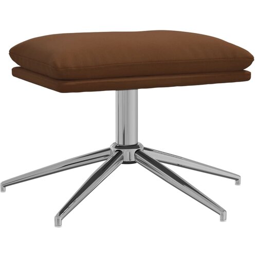 vidaXL Stolček za noge rjav 60x60x35 cm tkanina iz mikrovlaken, (20707625) Cene