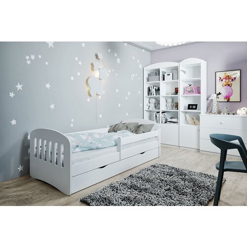HAPPYKIDS OTROKA POSTELJA EMA 180X80 (VE BARV)-Bela Slike