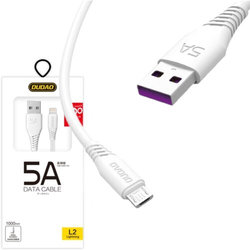 Dudao USB MICRO USB KABEL 5A 1M BEL ZA TELEFONE IN POLNILCE, (21832980) Cene