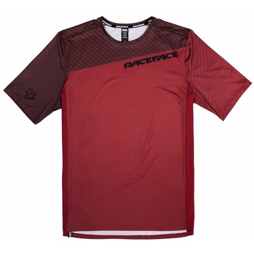 Race Face Men's INDY SS Dark Red Cycling Jersey Cene