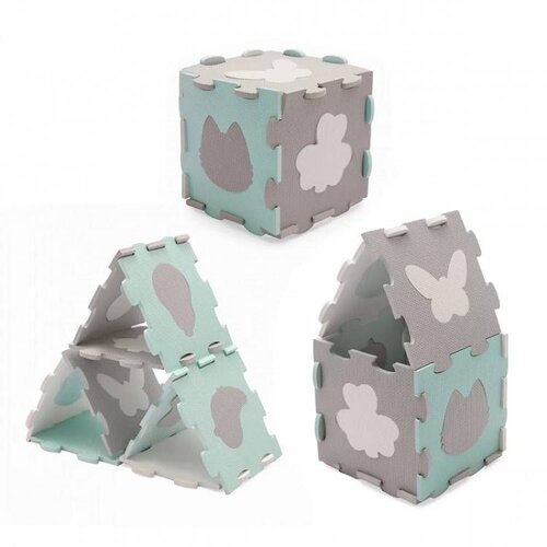 Kinderkraft puzzle LUNO oblici, mint Slike