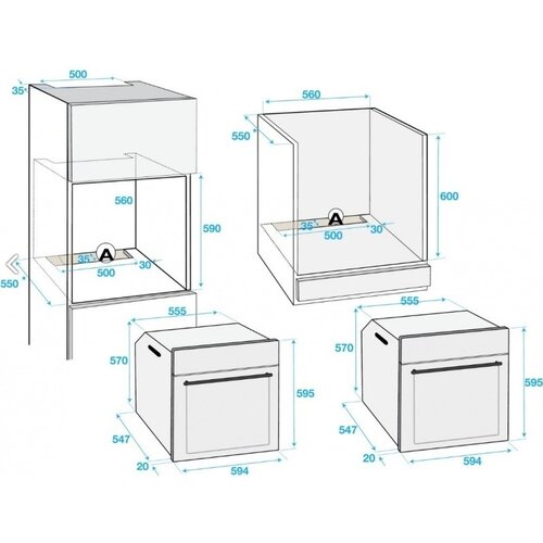 Beko BIE 24301 B ugradna rerna Slike