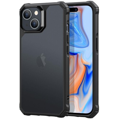 ESR Air Armor ovitek za iPhone 15, Frosted Black Cene