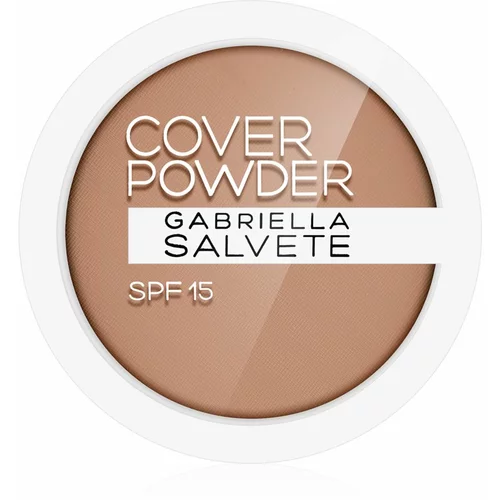 Gabriella Salvete cover powder SPF15 kompaktan puder s vrlo prekrivnim efektom 9 g nijansa 04 almond