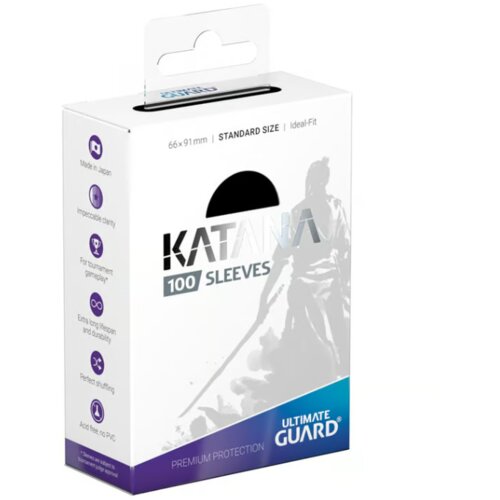 Ultimate Guard futrole za karte Katana, Crne, 100 komada Cene