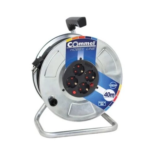 COMMEL ZAGREB D.O.O. Kabl sa motalicom na metal bubnju 280mm monof 25m H05VV-F 3G1,5 Slike