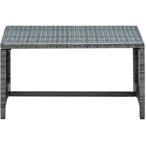  Stolić za kavu antracit 70 x 40 x 38 cm od poliratana Slike