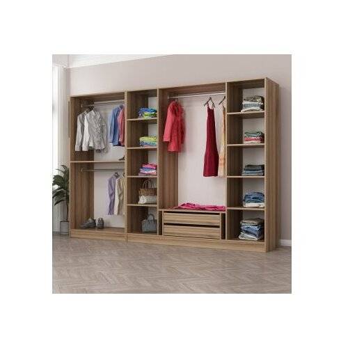 Hanah home Ormar Kale 270x190x52cm Bež Slike