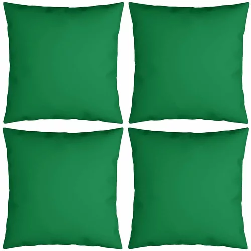 Ukrasni jastuci 4 kom zeleni 60 x 60 cm od tkanine