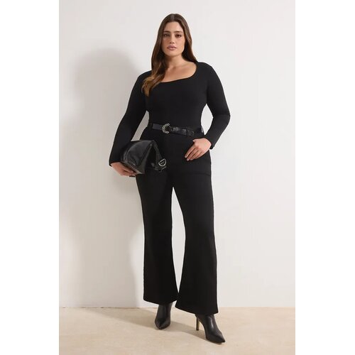 Trendyol Ženska bluza Tbbaw26Af00133, Crna Cene