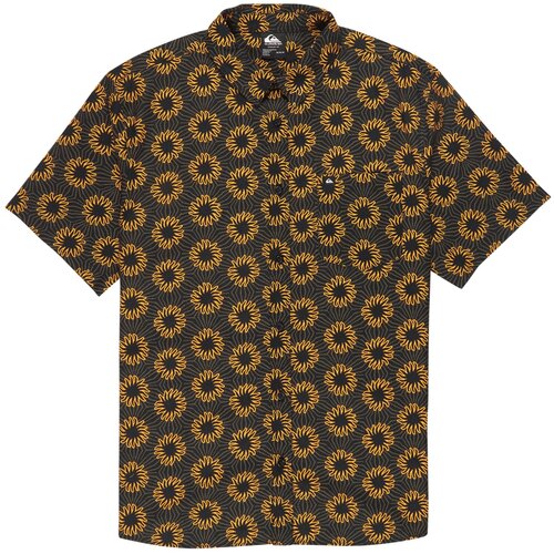 Quiksilver Funkcionalna srajca 'Apero Classic' sepija / rumena / črna Cene