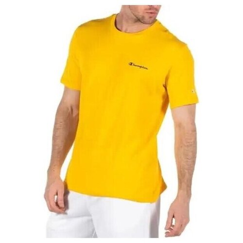 Champion Majice s kratkimi rokavi Crewneck Tshirt Rumena Slike