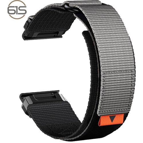 INF 22 mm najlonski pašček za uro Garmin Fenix 8/7X Pro/5X 6X Grey, (22076812) Cene