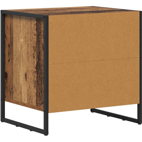  Noćni ormarić s ladicama 2 pcs Staro drvo 50 x 39.5 x 50 cm Slike