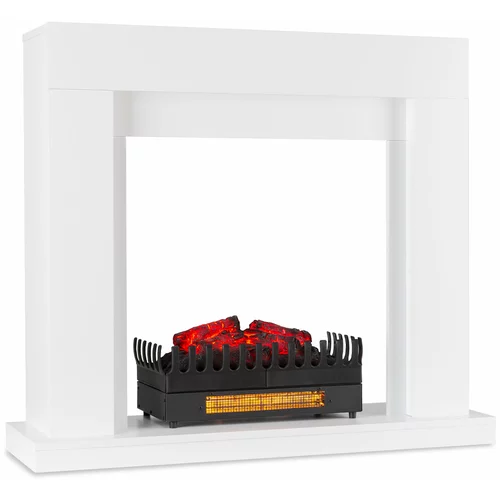 Klarstein studio frame, konstrukcija kamina, kamini fx, okvir za kamin, 2000 w, mdf, bijela