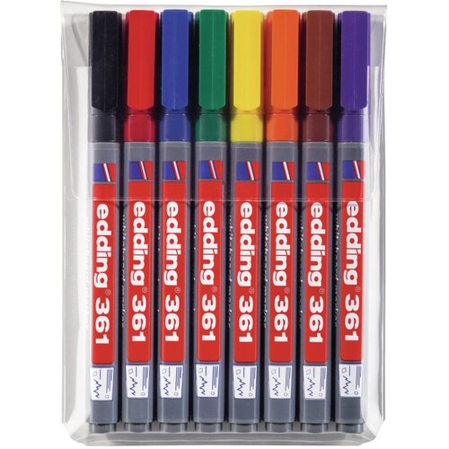 Edding Marker za belu tablu E-361 1mm set 1/8 sortirano Slike